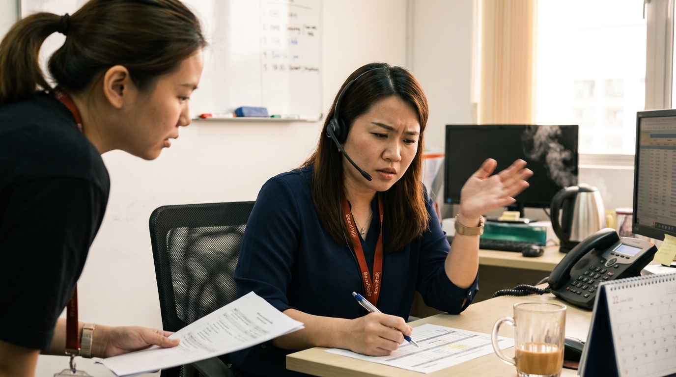BeanRails dispatcher coordinating jobs